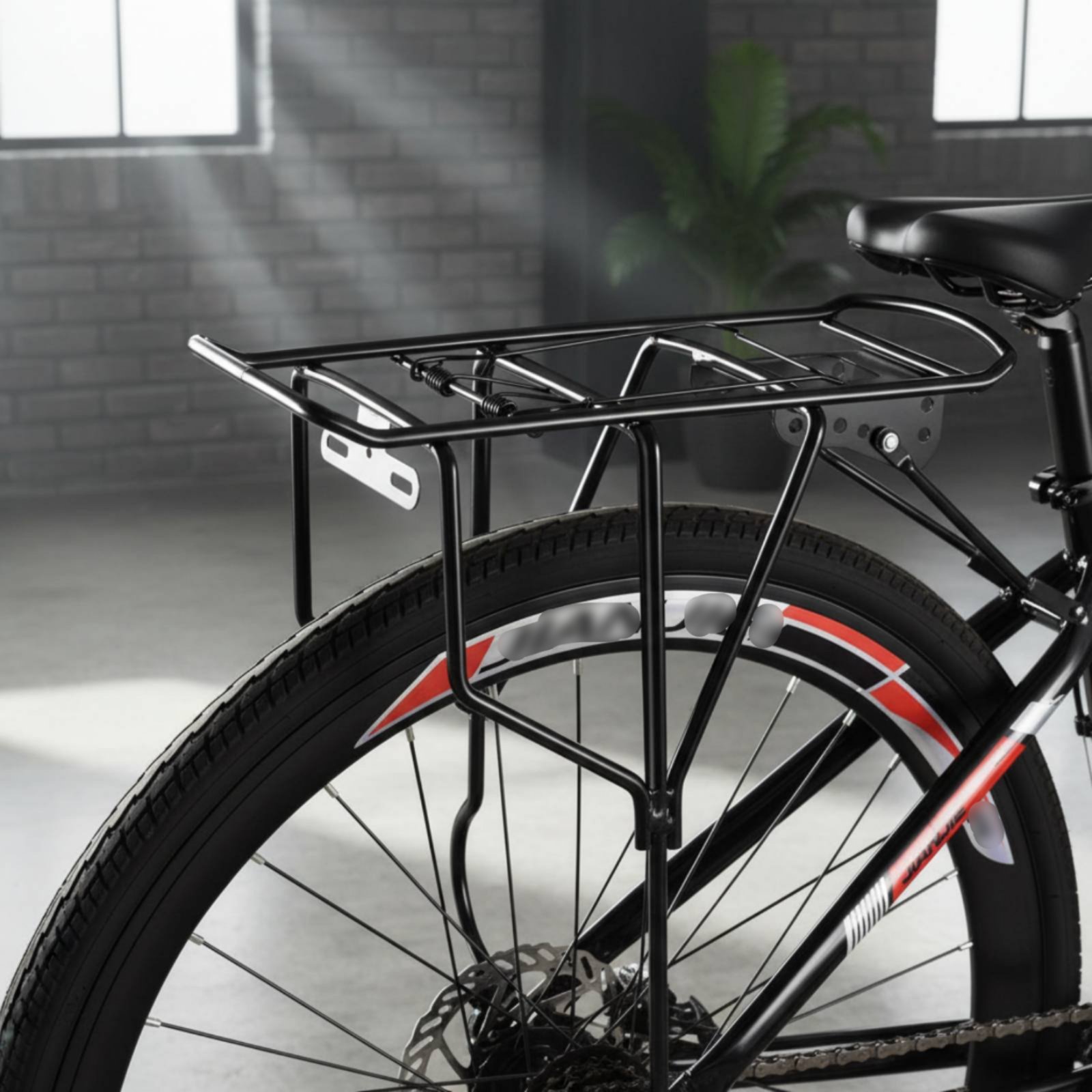 Cycling Commute - Cycle Rear Rack Sturdy Construction Rear