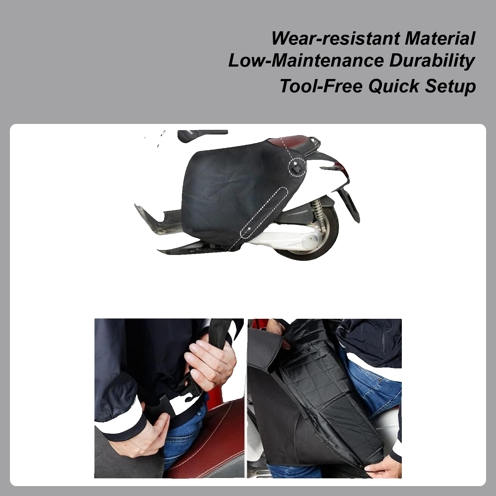 Cycling Commute - Motorcycle Leg Protection Knee Warm Cycling