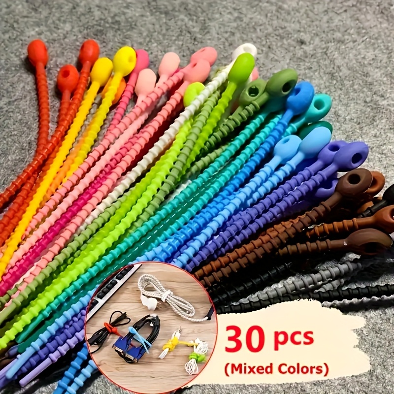 Silicone Cable Ties, 30PCS Reu - đánh giá và giá Cable Lock Flexible