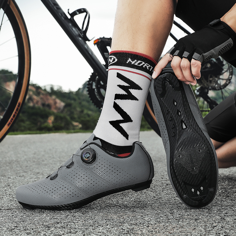 Road Cycling Shoes Men Gray T8 - đánh giá và giá Cycling Commuter Shoes