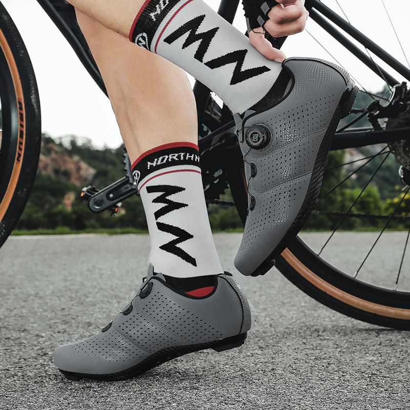 Road Cycling Shoes Men Gray T8 - đánh giá và giá Cycling Commuter Shoes