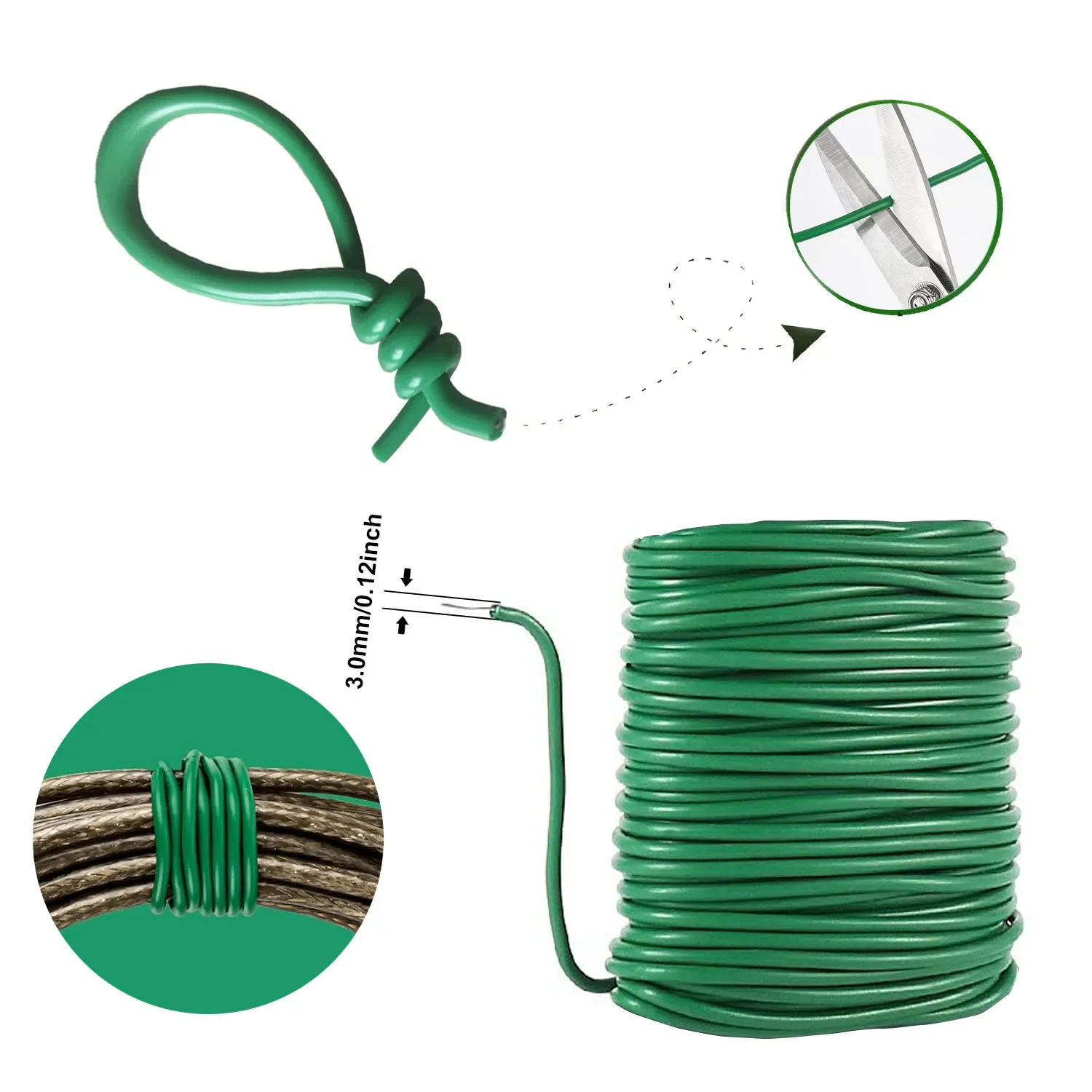5/8/10m Reusable Plant Support - đánh giá và giá Cable Lock Flexible
