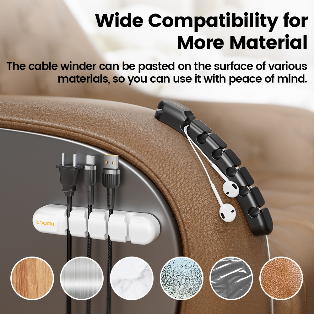 Toocki Cable Organizer 3 5 7 H - đánh giá và giá Cable Lock Flexible