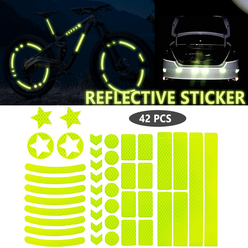 1 Set Car Tire Reflective Stic - đánh giá và giá Spoke Reflector Set