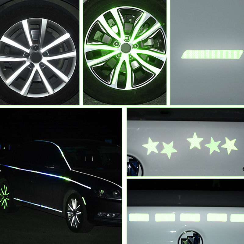 1 Set Car Tire Reflective Stic - đánh giá và giá Spoke Reflector Set