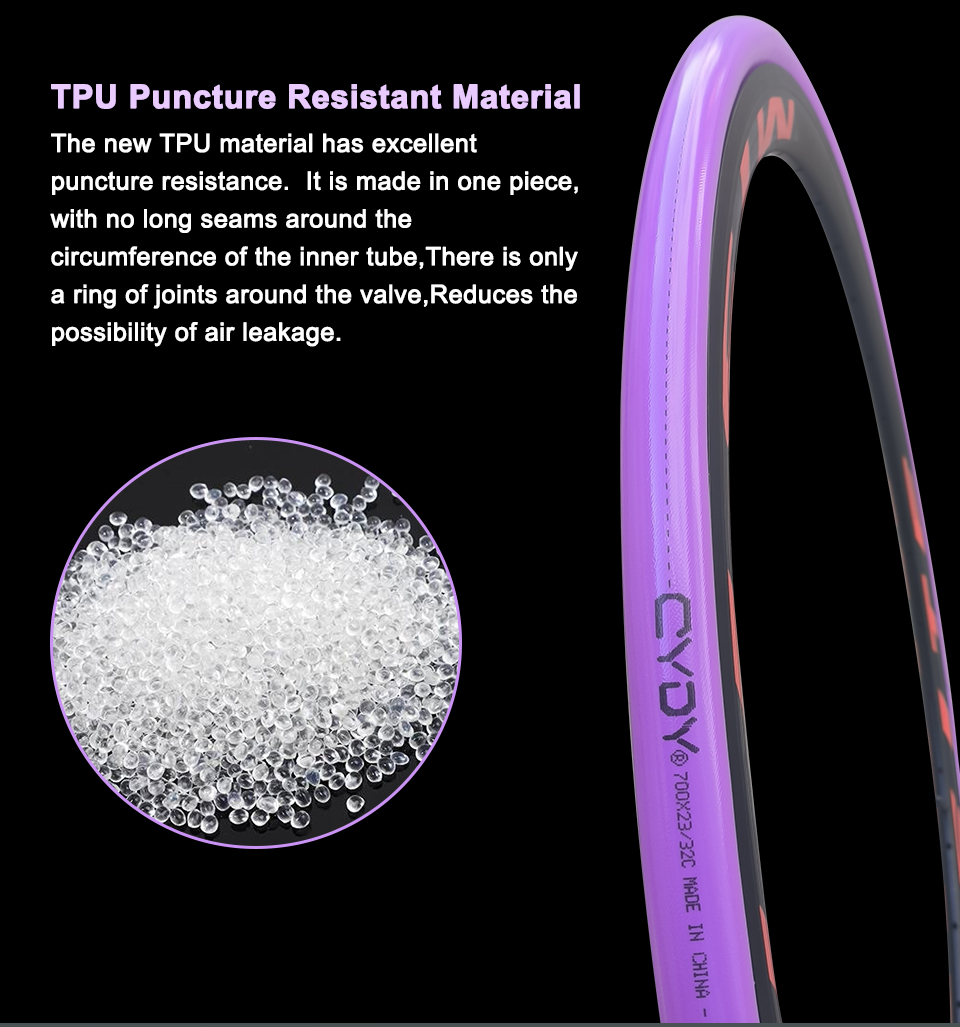 46g CYDY TPU gravel Bicycle In - đánh giá và giá Inner Tube 700C