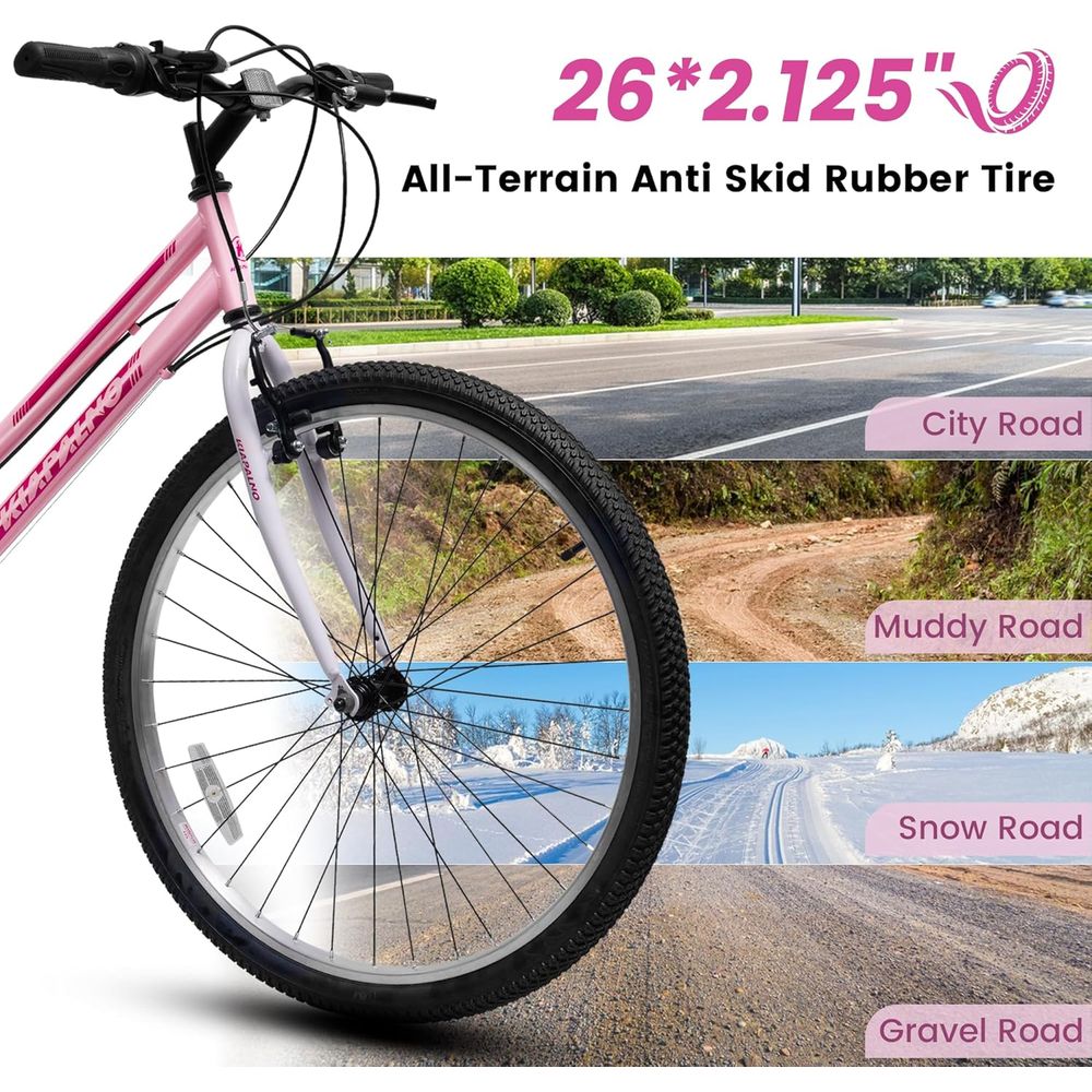 21-Speed 24/26 Inch Women's Mo - đánh giá và giá Cycling Commute