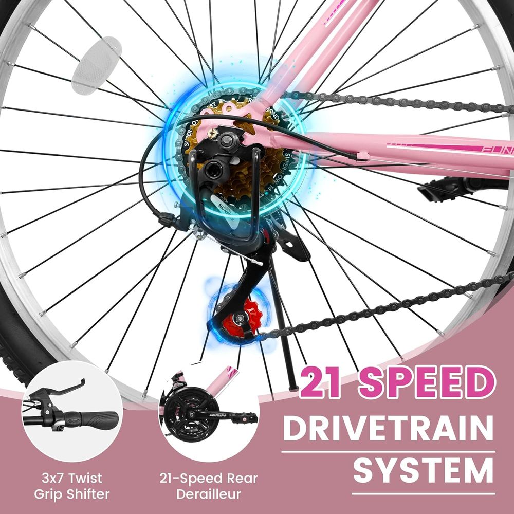 21-Speed 24/26 Inch Women's Mo - đánh giá và giá Cycling Commute