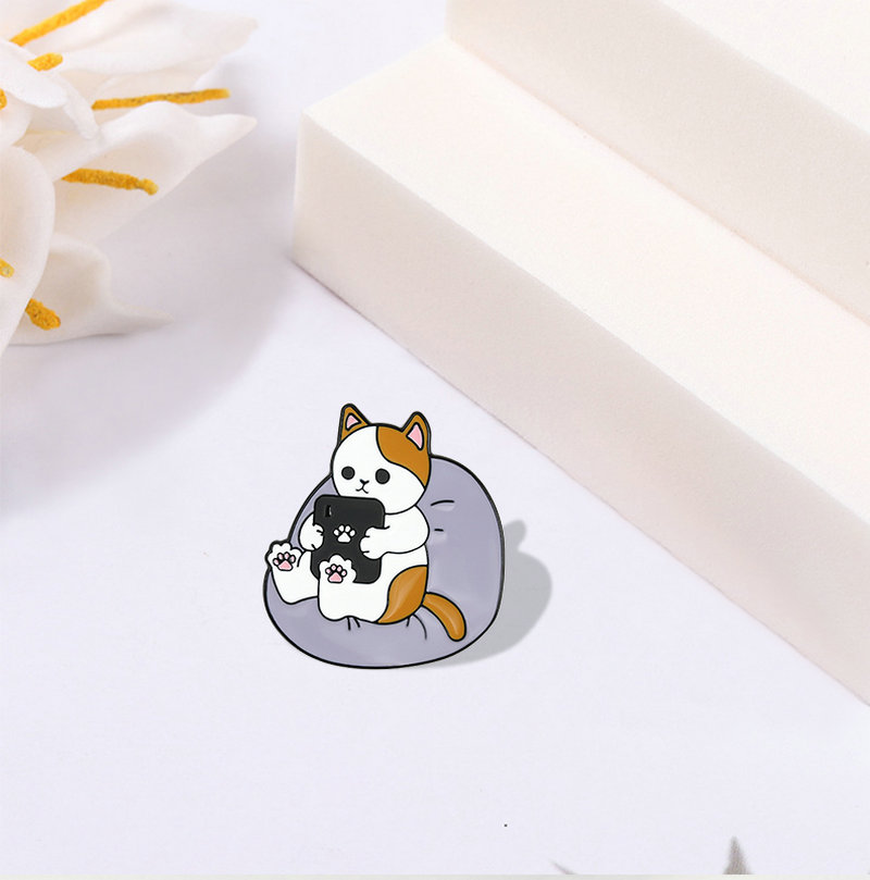 Funny Cats Enamel Pin Custom C - đánh giá và giá Cycling Commute Bag