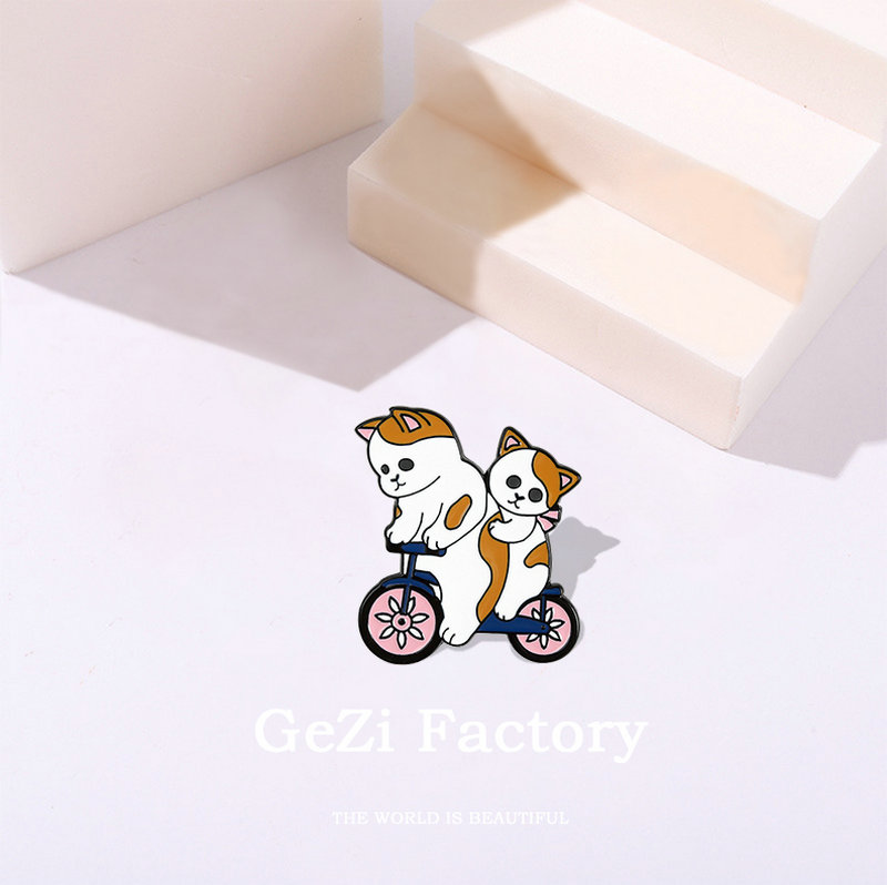 Funny Cats Enamel Pin Custom C - đánh giá và giá Cycling Commute Bag